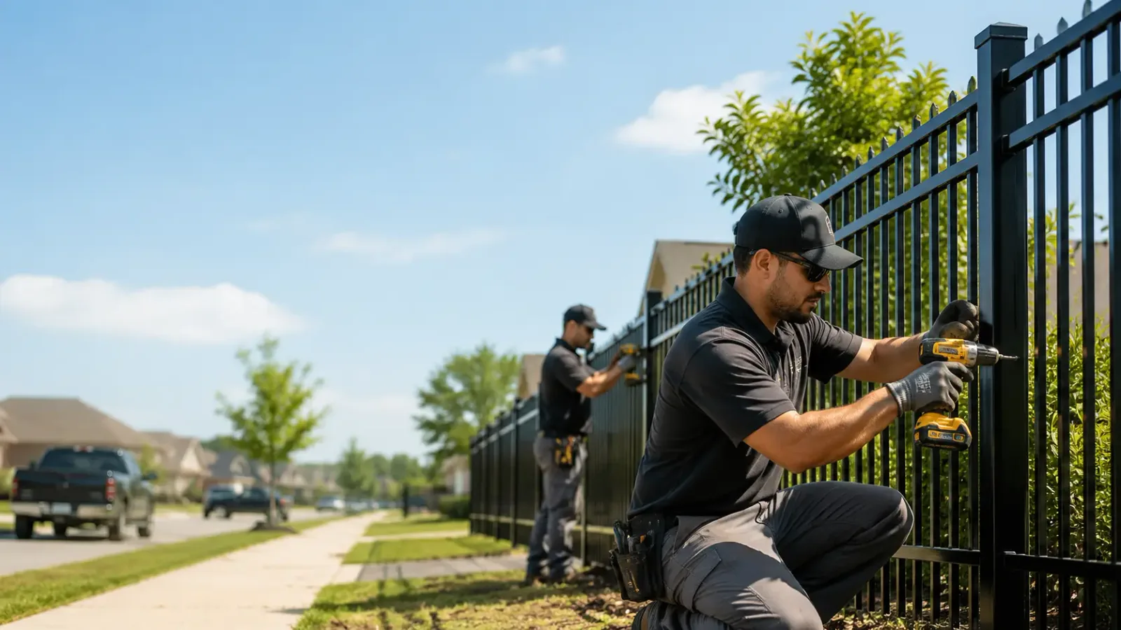 Metal Fence Installation in Abingdon, MD